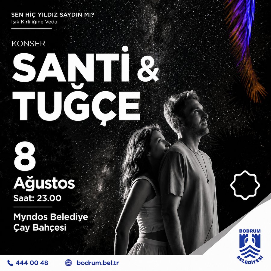 Santi & Tuğçe konser afişi